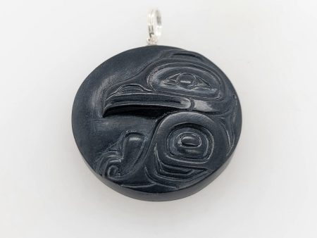 Argillite Round Eagle Pendant Online