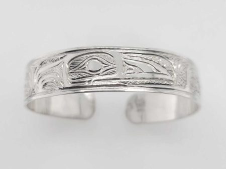 Silver 1 2  Raven Bracelet Online